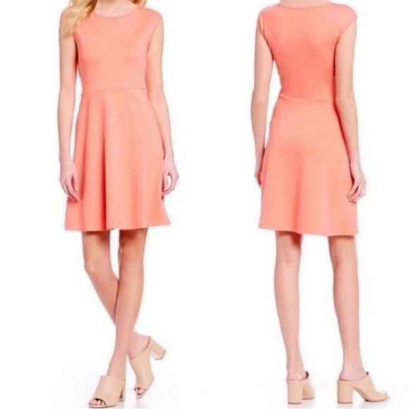 Draper James Coral Ponte A-line Dress NWT - Picture 7 of 7